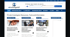Desktop Screenshot of einvestigator.com